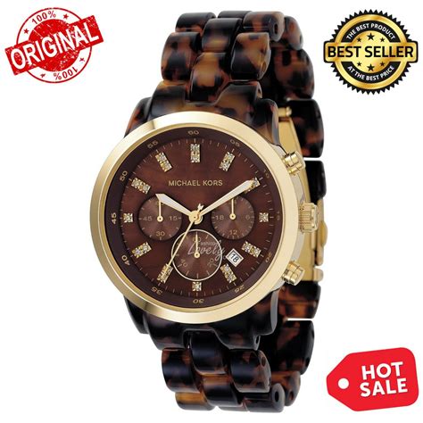 michael kors mk 5216|Michael Kors Tortoise Watch .